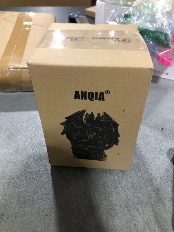 Photo 1 of ANQIA Plasma Ball Lamp Touch Sensitive,Party Magical Electrostatic Red Color Crystal Ball for Halloween (Evil Dragon)