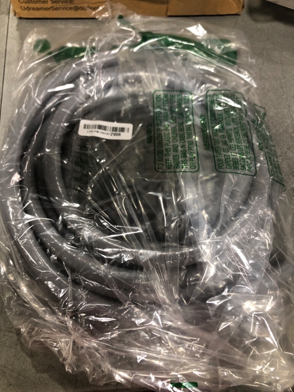 Photo 1 of Liquid-Tight Conduit and Connector Kit 1/2 Inch 25 Ft,Flexible Non Metallic Liquid Tight Electrical Conduit UL Certification,Electrical Conduit Kit with 5 Straight,3 Angle Fittings