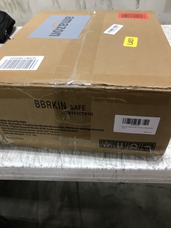 Photo 1 of Biometric Fingerprint safe, Slide-Away Handgun Safe for Two Pistols Storage Drawer for Home and Vehicle (Biometric Fringerprint Safe)