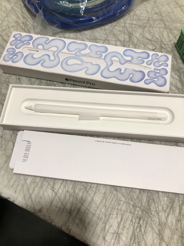 Photo 1 of Apple Pencil Pro: Latest Model - Device Compatibility Check Required - Pixel-Perfect Precision, Tilt and Pressure Sensitivity, Perfect for Note-Taking, Drawing, and Art. Charges and Pairs Magnetically