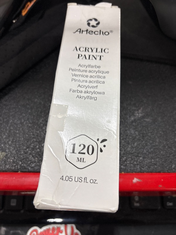 Photo 1 of Artecho Yellow Acrylic Paint, Yellow Ochre Paint (120ml / 4.05oz) Tubes, Art Craft Paints for Canvas, Rock, Stone, Wood, Fabric, Art Supplies