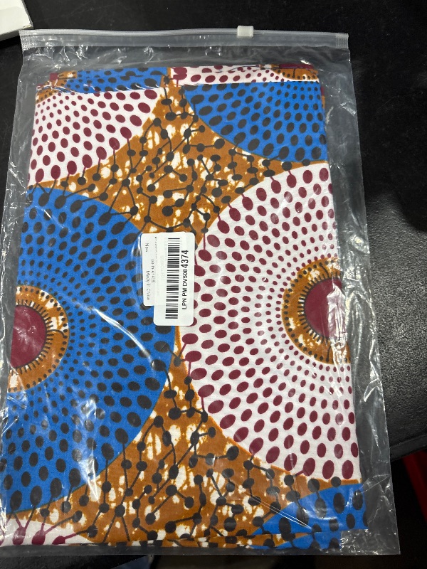 Photo 1 of Alina Belle African Wax Print Fabric - Ankara Fabric Dutch Kente 1 Yard
