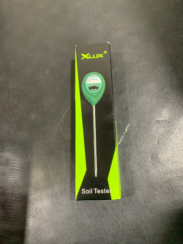Photo 1 of XLUX Soil Moisture Meter, Plant Water Monitor, Hygrometer Sensor for Gardening, Farming, Indoor and Outdoor Plants, No Batteries Required