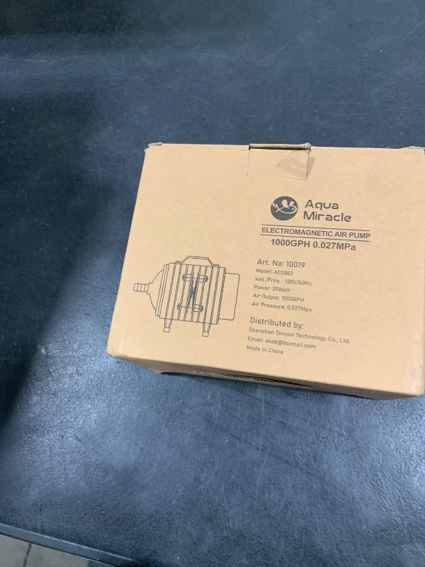 Photo 1 of AquaMiracle Aquarium Air Pump Commercial Air Pump 1000GPH, 35W Air Pump for Fish Tank, Hydroponic Air Pump, Fish Tank Air Pump Bubbler Pond Aerator