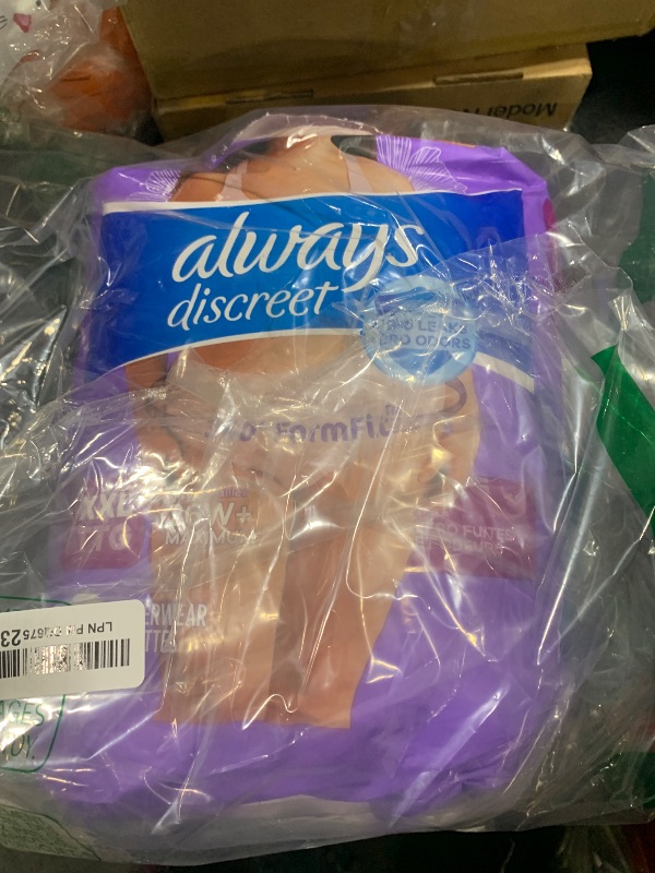 Photo 1 of Always Discreet Adult Incontinence Underwear for Women and Postpartum Underwear, XXL, Up to 100% Bladder Leak Protection, 13 CT