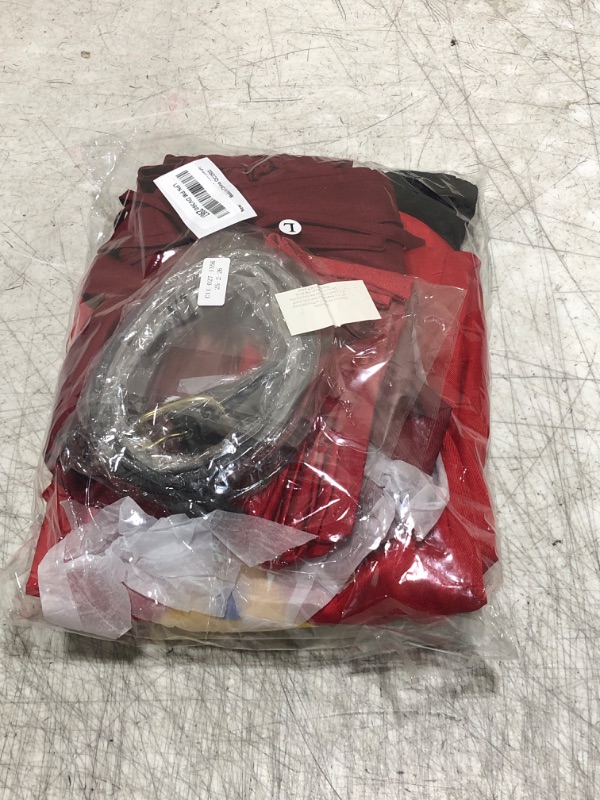Photo 1 of DAZCOS Womens King Cosplay Costume Outfits for Halloween with Red Dress Cape Cloak Cap Suit (Large)