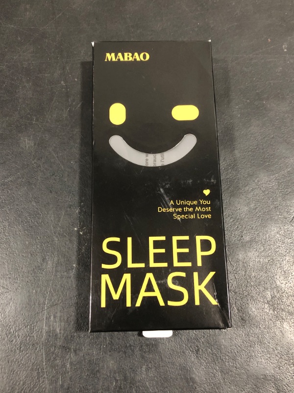 Photo 1 of MABAO 2 Packs Sleep Mask for Side Sleeper, Eye Mask for Sleeping Women Men, 3D Contoured Cup No Eye Pressure 100% Light Blocking Sleeping Mask with Adjustable Strap Night Blindfold Flight, Nap, Black