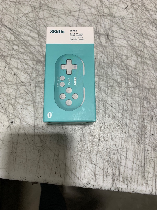 Photo 1 of 8Bitdo Zero 2 Bluetooth Gamepad Keychain Sized Mini Controller for Switch, Windows, Android, macOS & Raspberry Pi(Turquoise Edition)