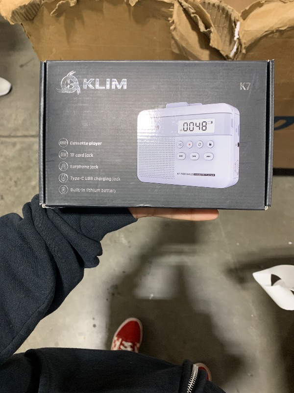 Photo 1 of KLIM K7 Cassette Tape Player + Cassette to MP3 Converter + Portable Cassette Player + Walkman Cassette Player + Built-in Microphone & Speaker + Rechargeable Battery + Earphones + 16GB SD Card