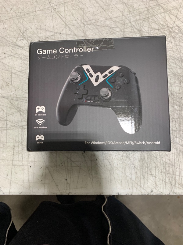 Photo 1 of Dual Hall Effect PC Controller-Enhanced Wireless Bluetooth Controller with Hall Joysticks & Triggers & Joystick Speed Down for PC Windows/iPhone/Android/Switch/Steam/TV (With USB Dongle & Phone Clip)