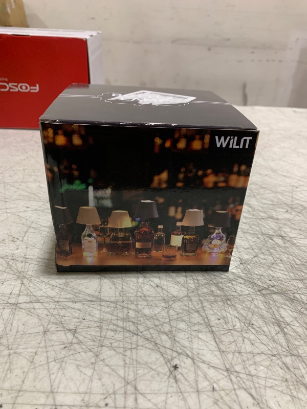 Photo 1 of WILIT Wireless Lamp Shades for Table Lamps, 3-Level Brightness Wine Bottles Lamp, Cute Desk Lamps for Bar Decor with RGB Lights for Room, Rechargeable Light, Modern Decorative Lamp, Gifts for Women