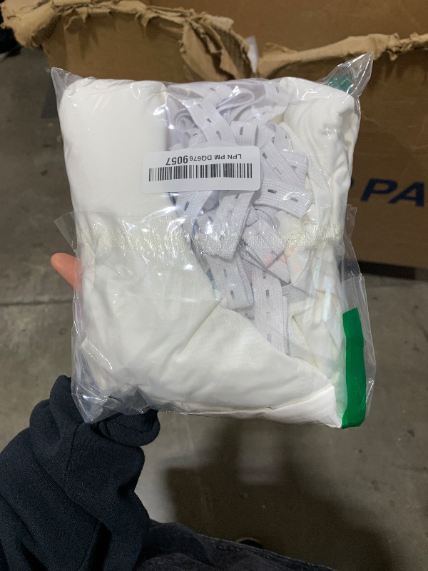 Photo 1 of Box Spring Cover King Size - Elastic Wrap Around 4 Sides Bed Skirt, with Smooth and Elastic Knit Material, Washable, Dustproof - King, Ivory