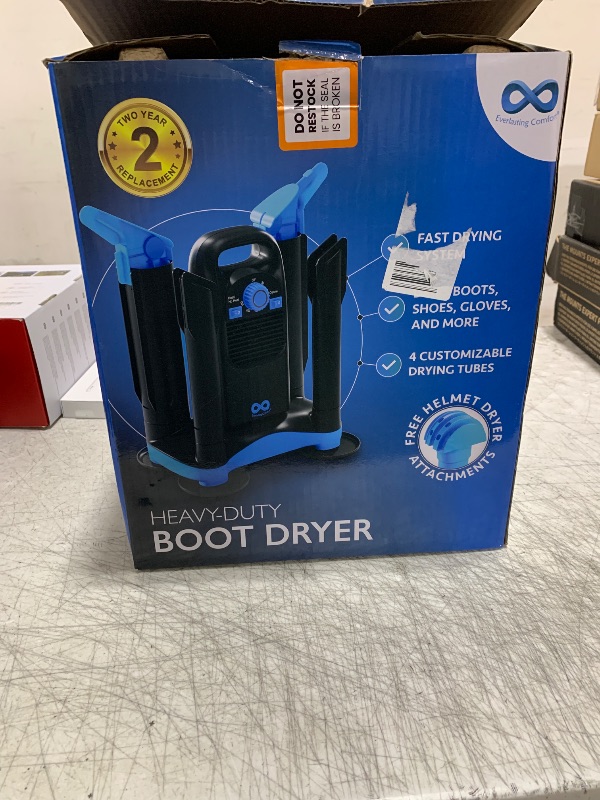 Photo 1 of Upgraded Boot Dryer for Work Boots, Fast Drying in 80 Min, Shoe Dryer & Boot Deodorizer with Heat Blower, Shoe Dryers for Sneakers, Ski Boots, Gloves, Helmet & Boxing Glove Dryer Everlasting Comfort