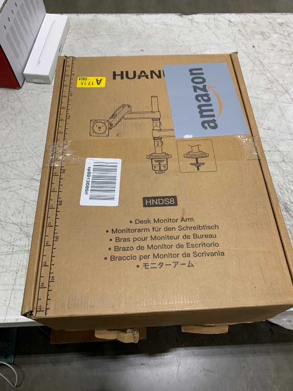 Photo 1 of HUANUO 17-32 Inch Dual Monitor Stand, Gas Spring Dual Monitor Mount, Monitor Stand 2 Monitors, Ergonomic Adjustable Tilt/Swivel/Rotate, Weight Max 19.8 lbs, VESA 75/100mm