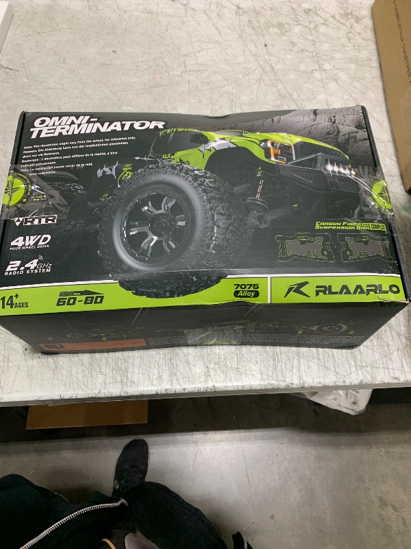 Photo 1 of AMORIL 1/10 RTR Brushless Fast RC Cars for Adults,Max 50mph Hobby Electric Off-Road Monster Truck,Waterproof High Speed RC Car 4WD Remote Control Car with 3S Lipo,Green