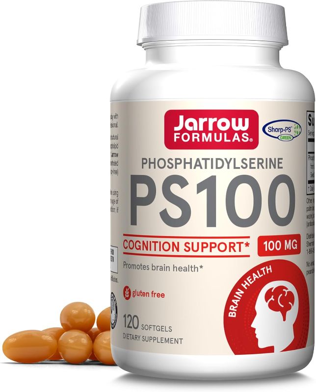 Photo 1 of Jarrow Formulas PS100 Phosphatidylserine 100 mg, Dietary Supplement for Brain Health and Cognition Support, 120 Softgels, 40-120 Day Supply
Exp 06/2025