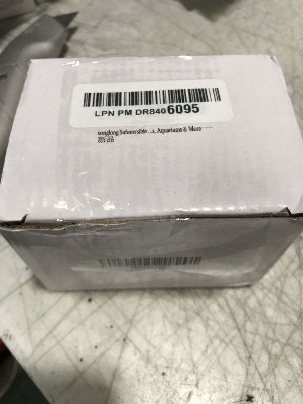 Photo 1 of SongLong Submersible Pump 200GPH (800 L/H 15W) Ultra Quiet with Dry Burning Protection 5.2ft High Lift for Fountains, Hydroponics, Ponds, Aquariums & More……
