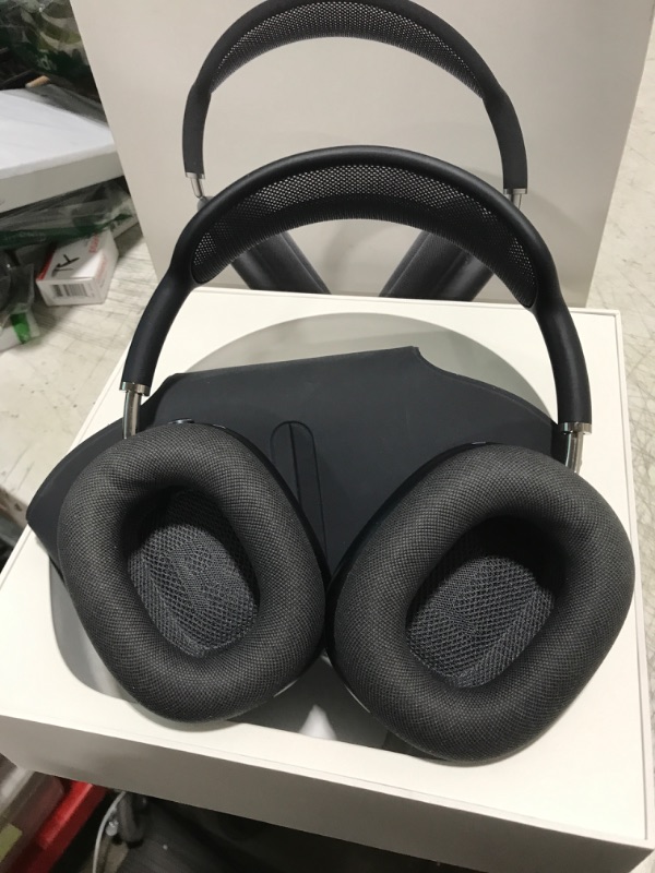 Photo 1 of Apple AirPods Max Wireless Over-Ear Headphones, Pro-Level Active Noise Cancellation, Transparency Mode, Personalized Spatial Audio, USB-C Charging, Bluetooth Headphones for iPhone - Midnight