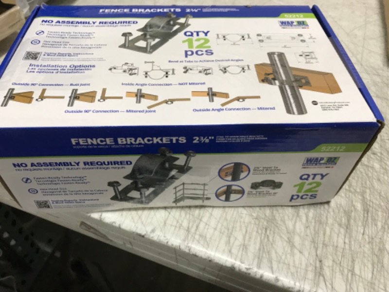Photo 1 of OZCO WAP-OZ Fence Brackets (12-Pack)