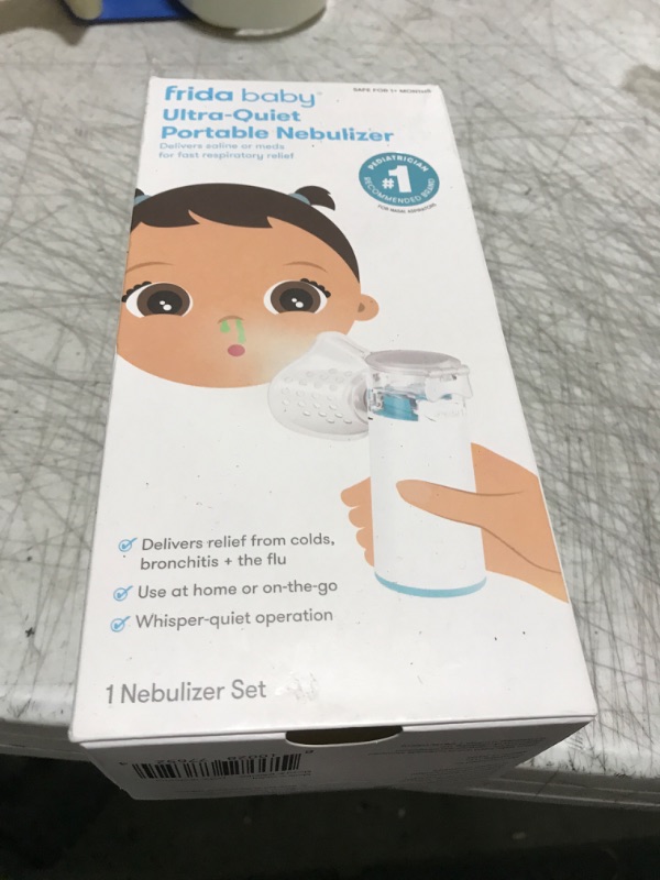 Photo 1 of Frida Baby Nebulizer for Babies, Portable Nebulizer for Kids, Babies & Infants, Ultra-Quiet Handheld Nebulizer with Mask + Diffuser, Congestion + Flu Relief