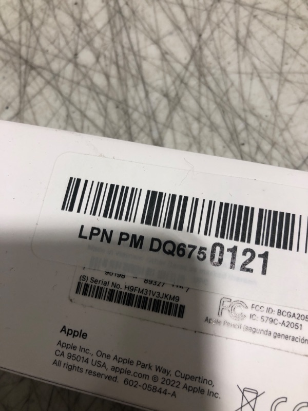 Photo 1 of Apple Pencil (2nd Generation): Device Compatibility Check Required - Pixel-Perfect Precision, Perfect for Note-Taking, Drawing, and Signing documents. Attaches, Charges, and Pairs magnetically.