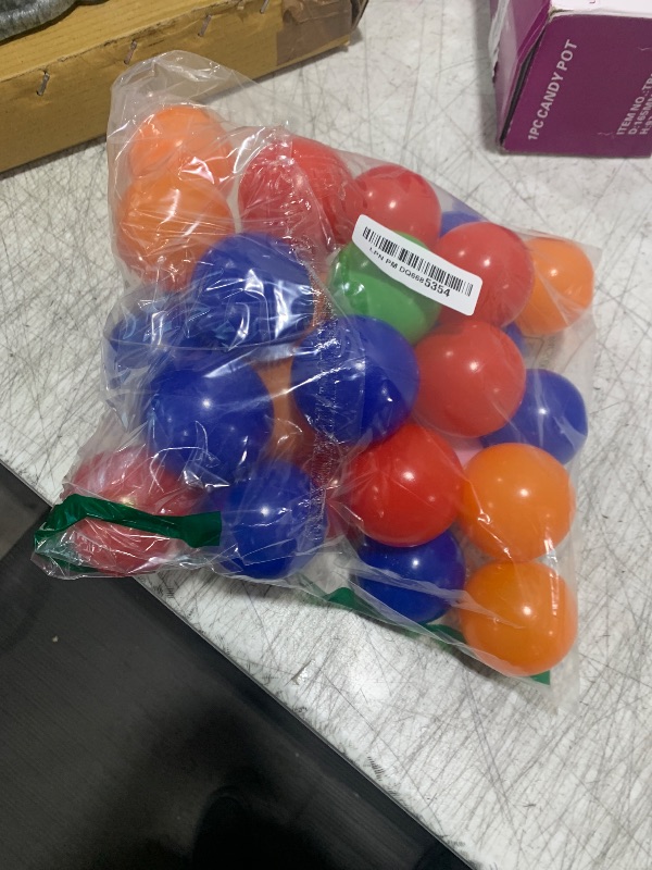 Photo 1 of GUESVOT Green Ball Pit Balls - Crush Proof Plastic Balls for Ball Pit Pack of s Set for Toddlers Ball Pool Playtent Tunnels with Reusable Storage Bag - 2.16 Inch (