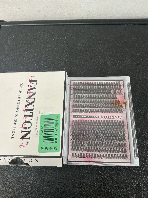 Photo 1 of FANXITON DIY Lash Extension Kit Volume Lash Clusters 40D+50D D Curvature Individual Lashes Lash Clusters Kit Thick Eyelash Extension Kit