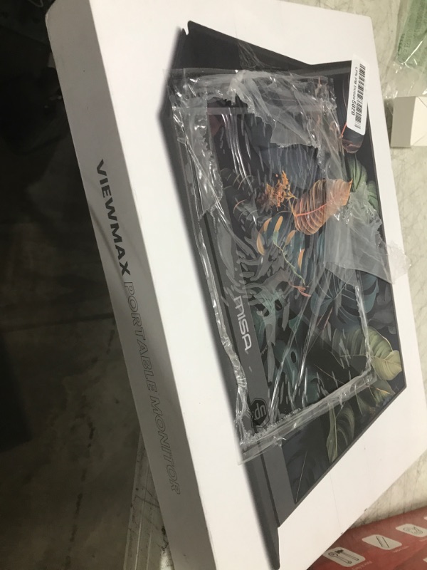 Photo 1 of Viewmax Portable Monitor: Stunning FHD Display, USB-C, HDMI, Built-in Speaker - Ideal for Laptop, Desktop, Phone, Tablet, PS5/4, Xbox, Switch - Protective Case Included