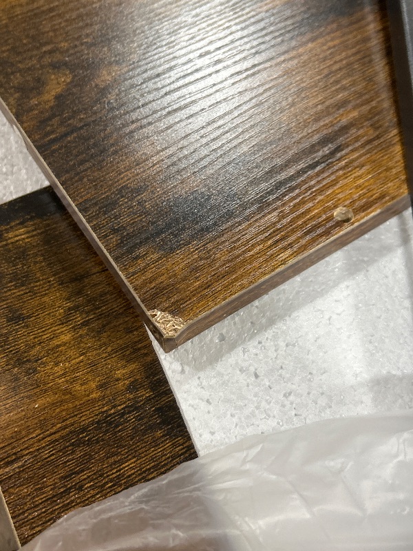 Photo 1 of Giikin Kitchen Countertop Organizer, 2 Tier Spice Rack Organizer for Pantry, Kitchen Counter Shelf Wood Coffee Station Organizer (Brown, M)