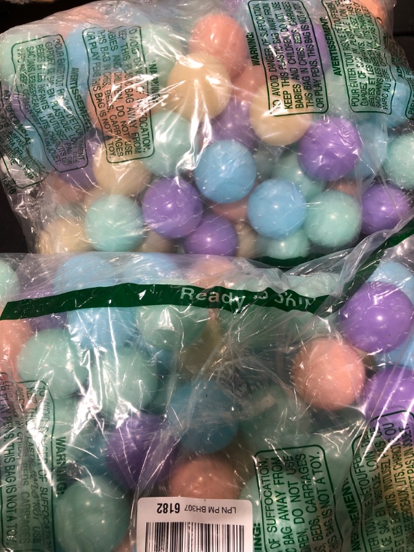 Photo 1 of TRENDBOX Ball Pit Balls 100 - Macaron Colors Pit Balls Non-Toxic Free BPA Soft Plastic Balls for Ball Pit Play Tent Baby Playhouse Pool Birthday Party Decoration
