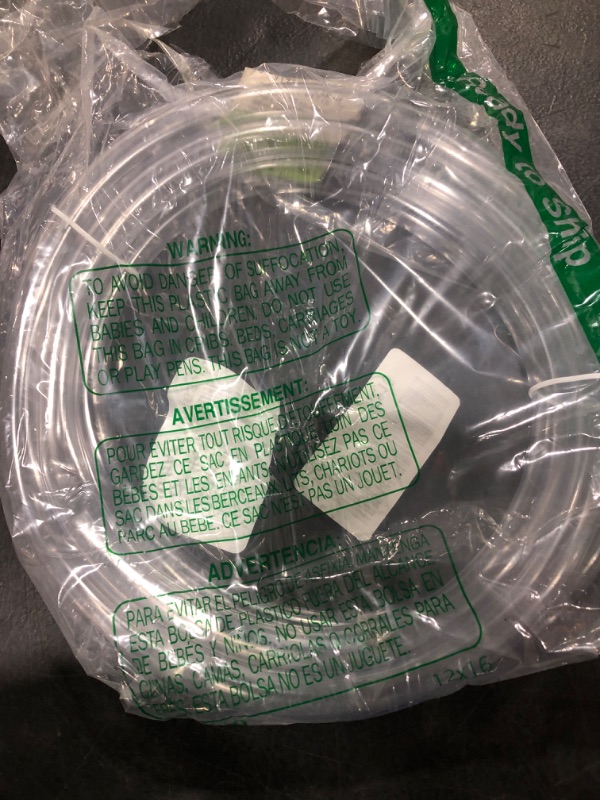 Photo 1 of EZ FLO 1/2 in. D X 5/8 in. D X 10 ft L Vinyl Vinyl Tubing