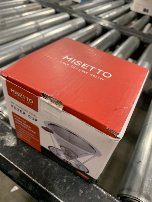 Photo 1 of Pour Over Coffee Dripper, MISETTO Stainless Steel Filter,Easy to Clean Paperless pour over coffee maker,Reusable Filter,Cone Dripper with Removable Cup