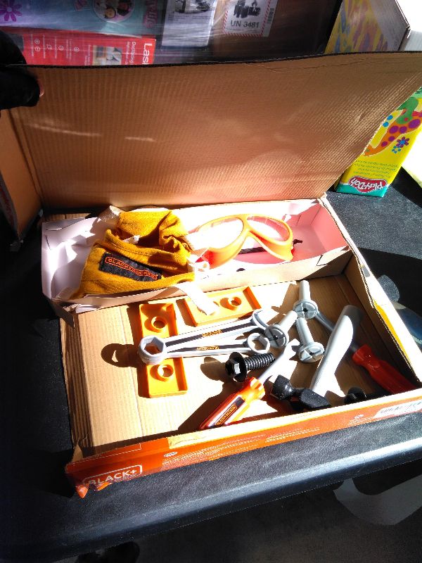 Photo 1 of Black & Decker Junior 14 Piece Toy Tool Belt Set