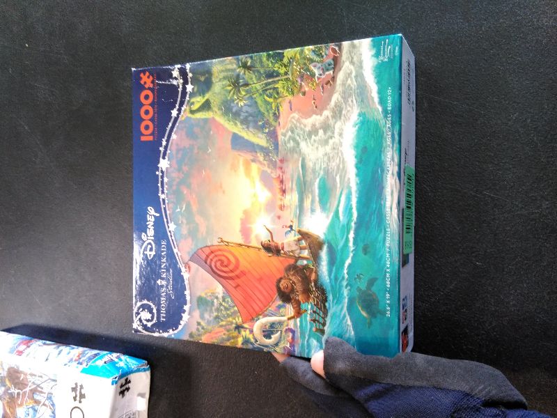 Photo 1 of Ceaco - Thomas Kinkade Disney Dreams - Moana - 1000 Piece Jigsaw Puzzle