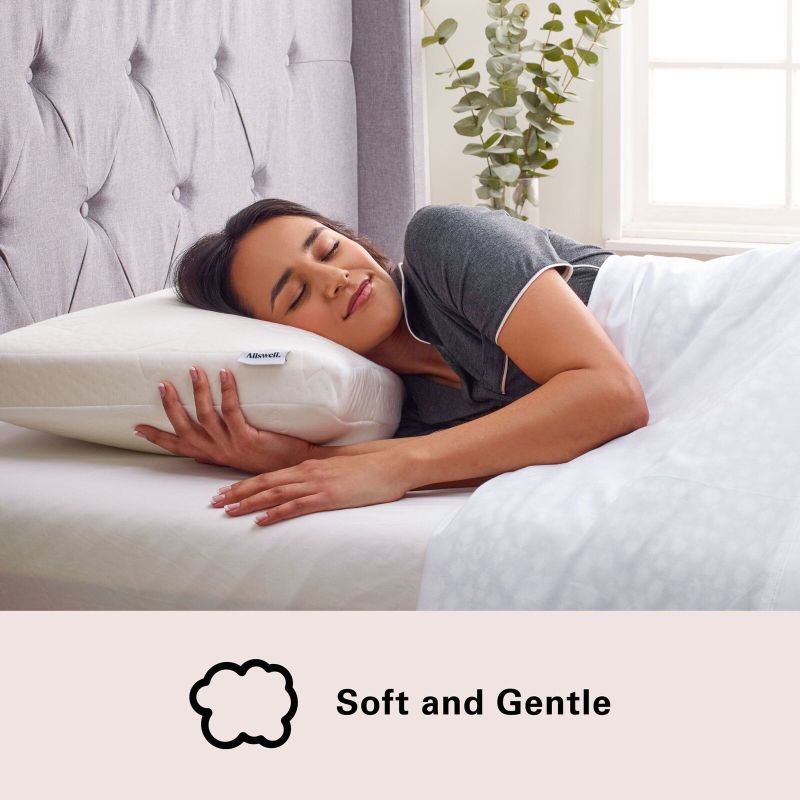 Photo 1 of Allswell Serene Foam Performance Standard/Queen Bed Pillow with Cover
