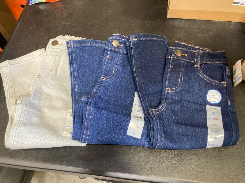 Photo 1 of 3T girl jeans - 3 count 
