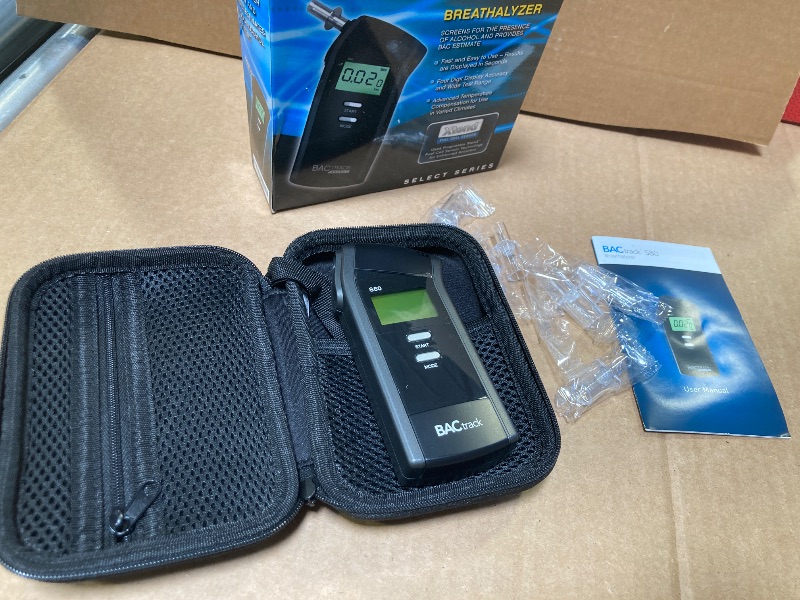 Photo 1 of BACtrack S80 Breathalyzer | Professional-Grade Accuracy | DOT & NHTSA Approved | FDA 510(k) Cleared | Portable Breath Alcohol Tester for Personal & Professional Use