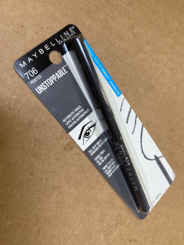 Photo 1 of Maybelline Upstoppable Eyelnr Pewter .01 Ounce