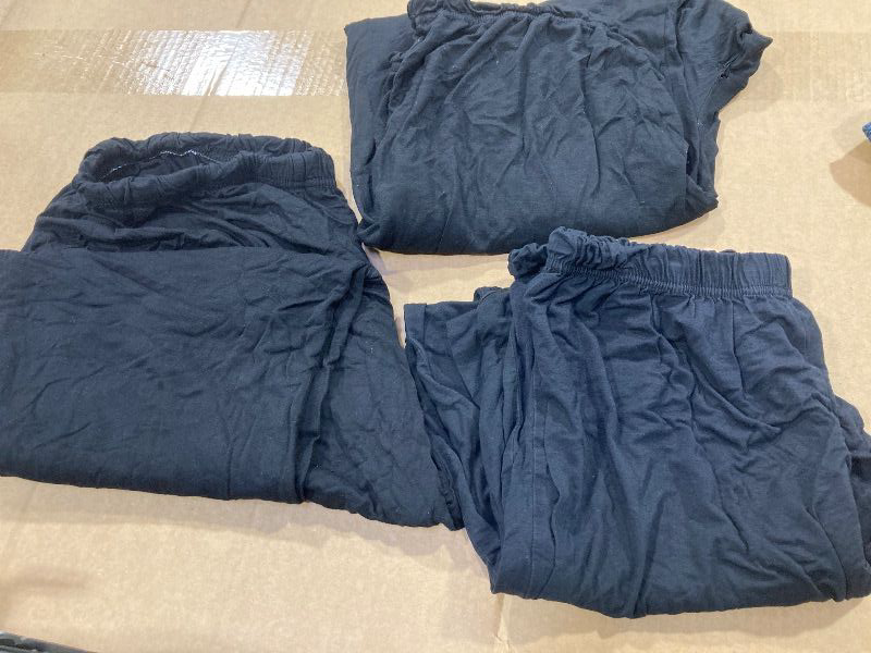 Photo 1 of 3pcs Size 3XL--Women's Wide leg Pajama Pants Fit Lightweight Elastic Waist Nightwear	