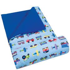 Photo 1 of Kids Trains Planes and Trucks Sleeping Bag

