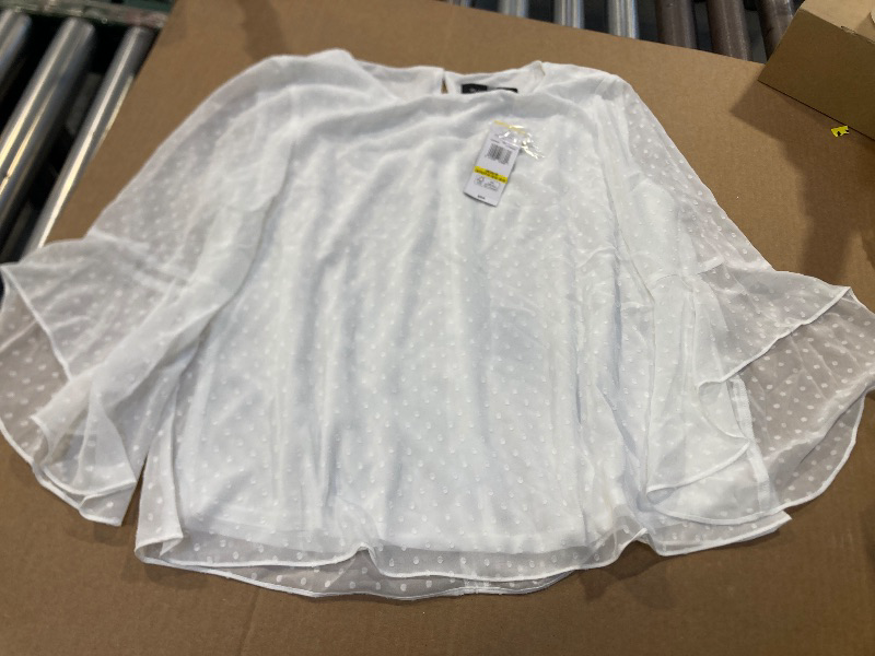 Photo 1 of  Long Sleeve Smock Cuff Clip Dot Blouse Size M
