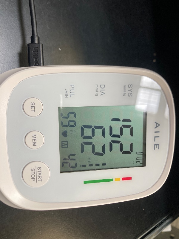 Photo 1 of Blood Pressure Monitor, AILE Blood Pressure Machine Upper Arm Large Cuff(8.7"-16.5"), High Automatic Blood Pressure Monitors Cuff for Home Use, (BP) Manual Arm Blood Pressure Monitors, 2 * 99 Memory