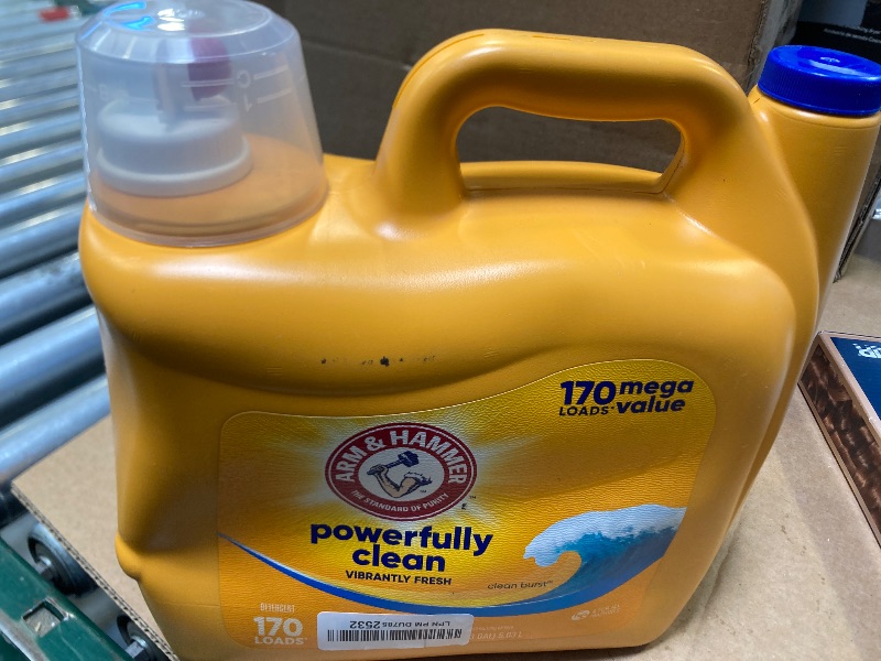 Photo 1 of Arm & Hammer Clean Burst, 170 Loads Liquid Laundry Detergent, 170 Fl oz