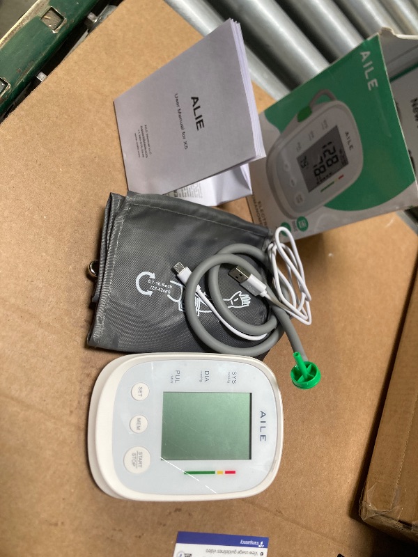 Photo 1 of Blood Pressure Monitor, AILE Blood Pressure Machine Upper Arm Large Cuff(8.7"-16.5"), High Automatic Blood Pressure Monitors Cuff for Home Use, (BP) Manual Arm Blood Pressure Monitors, 2 * 99 Memory