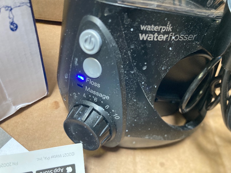 Photo 1 of Waterpik Aquarius Water Flosser Professional For Teeth, Gums, Braces, Dental Care, Electric Power With 10 Settings, 7 Tips For Multiple Users And Needs, ADA Accepted, Black WP-662 