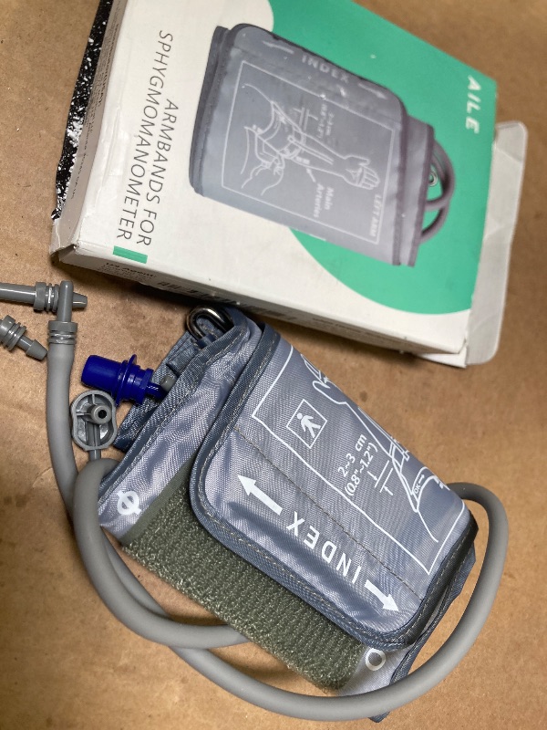 Photo 1 of Extra Large Blood Pressure Cuff : AILE Universal 9-21" XL Blood Pressure Cuff for Big Arm, Widely Applicable to Automatic Upper Arm Blood Pressure Monitor, Adjustable, Soft, Comfortable