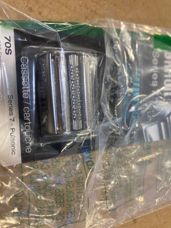 Photo 1 of Braun Series 7 70S Electric Shaver Head Replacement Cassette – Silver