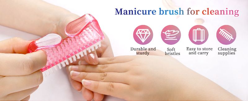 Photo 1 of 4pcs Manicure Brush for Cleaning 