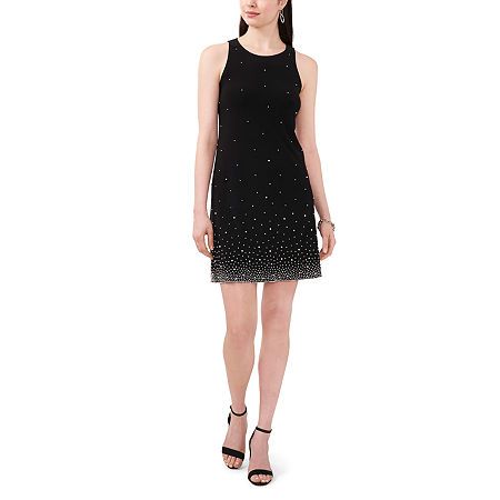 Photo 1 of Womens MSK Sleeveless Faraj Bead Trim Keyhole Sheath Dress
XL 