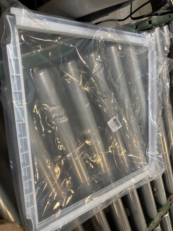 Photo 1 of 241969501 Refrigerator Shelf Frame With Glass, Refrigerator Drawer Cover for Frigidaire Replacement Shelf With 240443384 Glass (241969501 Shelf Frame without Glass Refrigerator)
